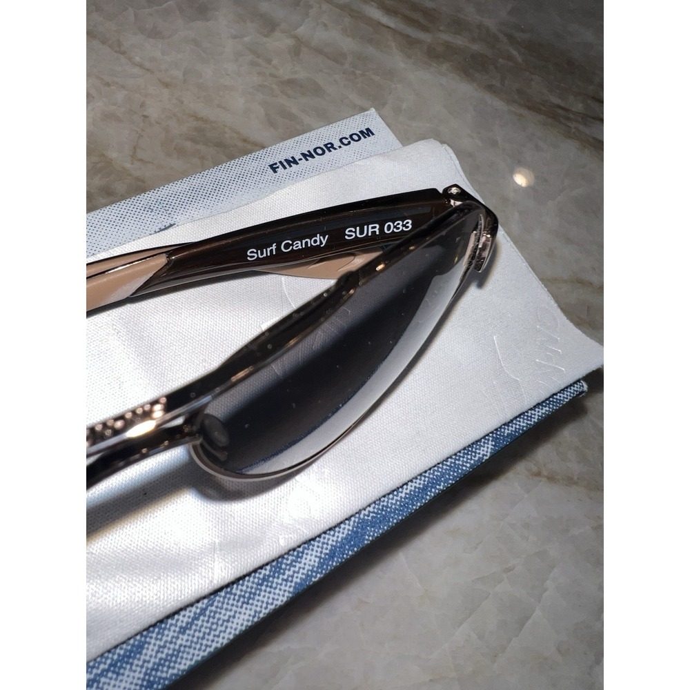 Fin-Nor Surf Candy Rose Gold, Brown, Amber, Stripe Gray GLS NIB $259 - Picture 5 of 10